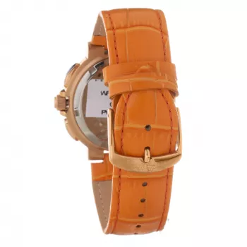 FOLLI FOLLIE Moteriškas Laikrodis WF13R002SEN 40mm Rožinio Aukso Nerūdijantis Plienas Balta Oda