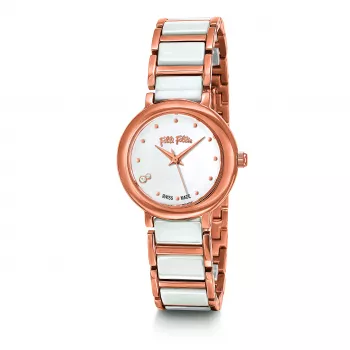 FOLLI FOLLIE Moteriškas laikrodis WF15R011BSW (28mm) – Donatella kolekcija, nerūdijantis plienas