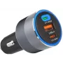 Forcell F-Energy 65 automobilinis įkroviklis 65W, 2x USB-C (PD 3.0) ir 1x USB-A (QC 4.0), pilka