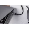 FORCELL F-Energy Cafule USB-C į USB-C laidas 1,2 m, 240 W, 5 A, PD, QC 4.0, pintas, juodas | Kur.lt