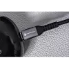 Forcell F-Energy Cafule USB-C į USB-C laidas 2 m 240 W PD 5A QC 4.0 pintas juodas
