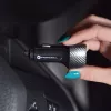 Forcell F-Energy Carbon automobilinis įkroviklis USB-C QC3.0 PD 20W su USB-C – Lightning laidu CC50-1C juodas