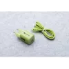 Forcell F-Energy GaN III VT-41 33 W sieninis įkroviklis, 1x USB-C PD 3.0/PPS ir 1x USB-A QC 4.0, žalias