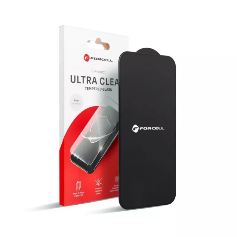Forcell Ultra Clear Glass Tempered Glass Screen Protector Samsung Galaxy S22 / S23 - Juodas