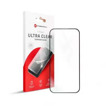 Forcell Ultra Clear Glass grūdinto stiklo apsauginis ekranas, skirtas „Xiaomi Redmi 14C“, juodas rėmelis