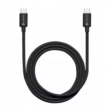 Forcell USB-C į USB-C laidas F-Energy QC PD Tube 1m C293 Black