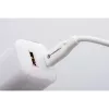 Forcell VT-41 GaN III 33W sieninis įkroviklis su 1x USB-C PD 3.0 ir 1x USB-A QC 4.0 (baltas) | Kur.lt