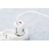 Forcell VT-41 GaN III 33W sieninis įkroviklis su 1x USB-C PD 3.0 ir 1x USB-A QC 4.0 (baltas) | Kur.lt