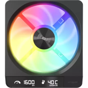 Fortron ZENFAN 120 Black 120 mm korpuso ventiliatorius