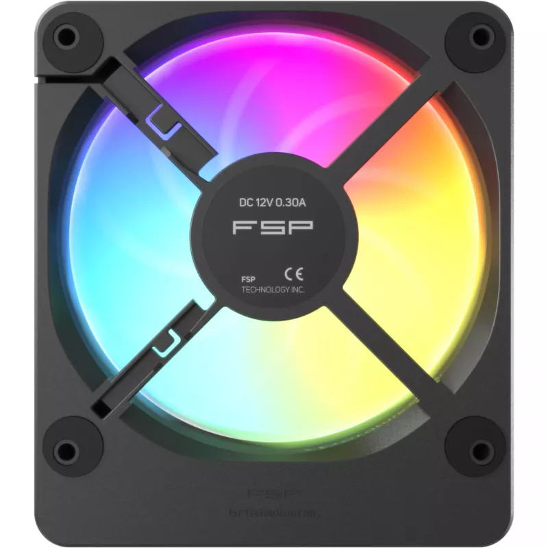 Fortron ZENFAN 120 Black 120 mm korpuso ventiliatorius