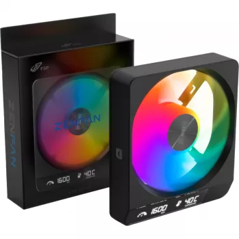 Fortron ZENFAN 120 Black 120 mm korpuso ventiliatorius
