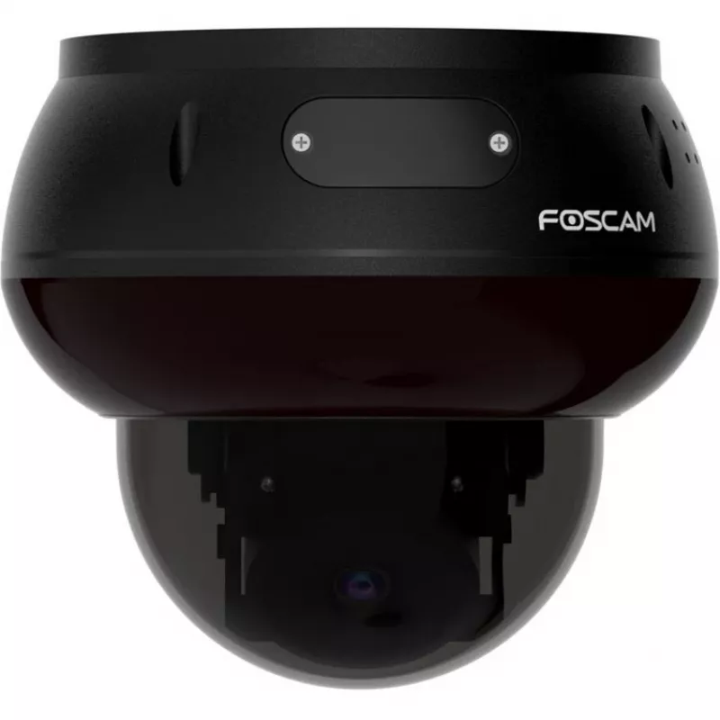 Foscam D8ET IP stebėjimo kamera, juoda, 8 MP (3840x2160), PoE, PT funkcija, AI pagrįsta detekcija, IK10 apsauga nuo vandalų