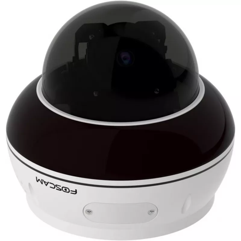 Foscam D8ET-W 8MP 4K UHD PoE PTZ IP kupolinė kamera su AI aptikimu, balta