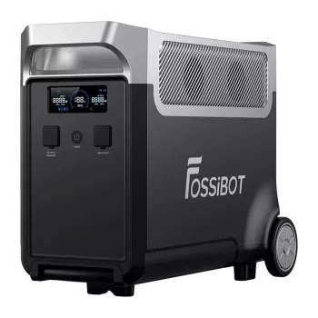FOSSIBOT FB3840 3840Wh LiFePO4 nešiojama elektrinė stotis, 2200W gryno sinusinio signalo AC išvestis, paruošta saulės moduliams, išplečiama baterija
