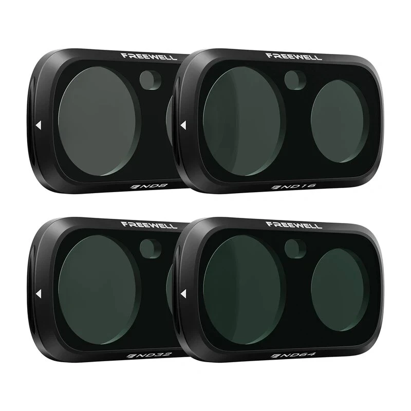 Freewell FW-LNUB-STD filtrų rinkinys, skirtas Insta360 Luna Ultra – standartinis dienos 4 dalių komplektas (ND8/ND16/ND32/CPL)