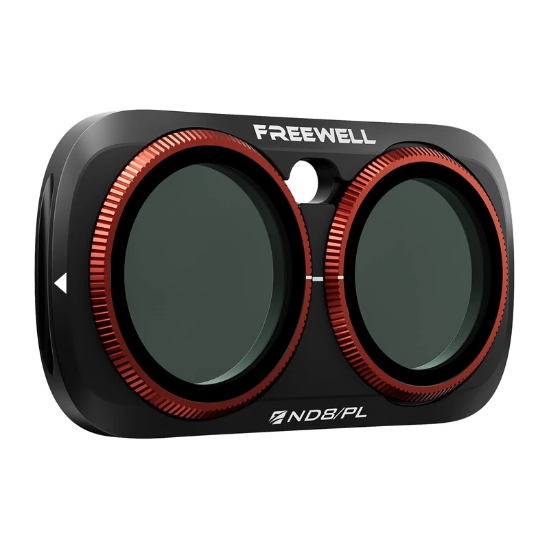 Freewell Luna Ultra ND8/PL filtras, skirtas Insta360 GO 3 – neutralaus tankio ir poliarizacinis filtras su magnetiniu laikikliu