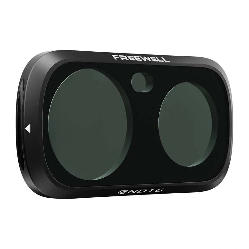 Freewell ND16 Neutral Density Filtras, skirtas Insta360 GO 3 – magnetinis objektyvo filtras, 4 stopų šviesos mažinimas, daugiasluoksnis optinis stiklas ir aliuminio rėmas