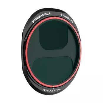 FREEWELL ND64/PL hibridinis filtras, skirtas DJI Mavic 4 Pro – 6 pakopų neutralaus tankio ir poliarizacinis filtras
