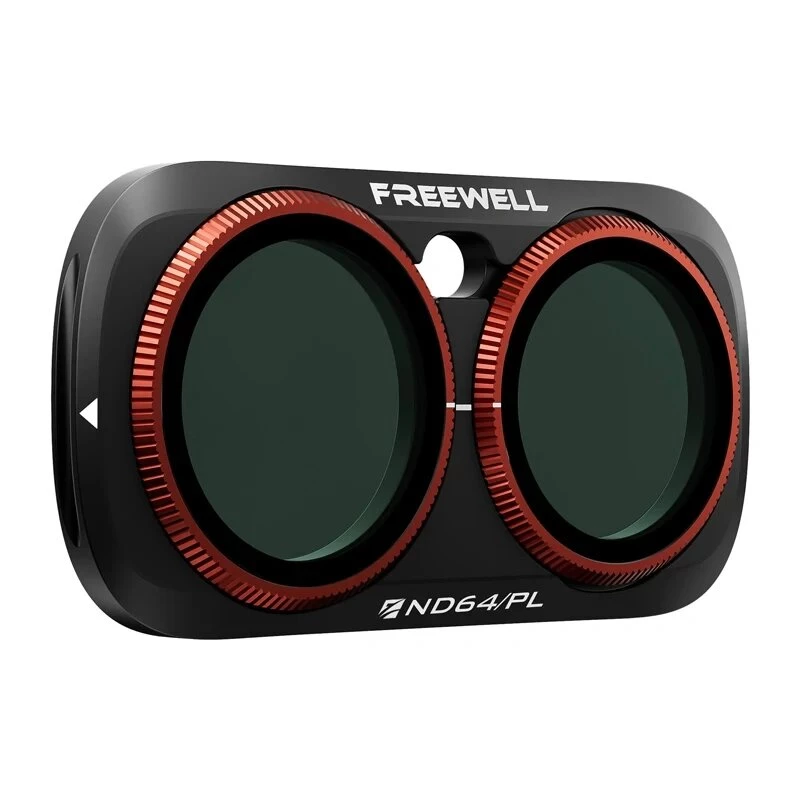 Freewell ND64/PL hibridinis filtras, skirtas Insta360 GO 3 – 6 pakopų šviesos mažinimas, poliarizatorius, magnetinis tvirtinimas, vokiškas optinis stiklas, daugiasluoksnė danga, aliuminio rėmas