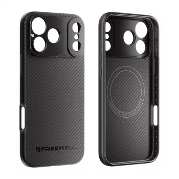 Freewell Sherpa Series iPhone 17 Pro Max dėklas su 17 mm srieginiu tvirtinimu