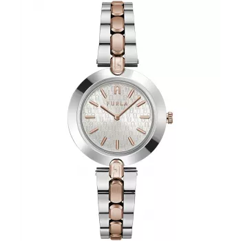 FURLA Arco Chain moteriškas analoginis kvarcinis laikrodis WW00002004L5 34mm nerūdijantis plienas sidabrinis