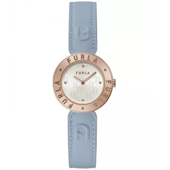 FURLA Arco Chain moteriškas kvarcinis laikrodis 30 mm, sidabrinis, nerūdijantis plienas