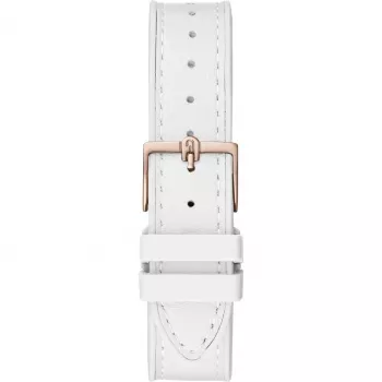 FURLA Arco Chain moteriškas kvarcinis laikrodis 38 mm sidabrinis nerūdijančio plieno tinklelio apyrankė WW00011003L3