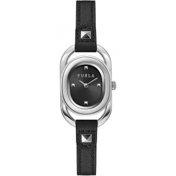 FURLA Arco Chain moteriškas kvarcinis laikrodis WW00008001L1 24mm rožinis auksas nerūdijantis plienas