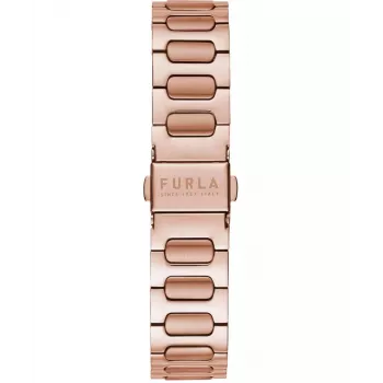 FURLA Giada moteriškas kvarcinis laikrodis WW00011006L3 38mm sidabrinis rožinė oda