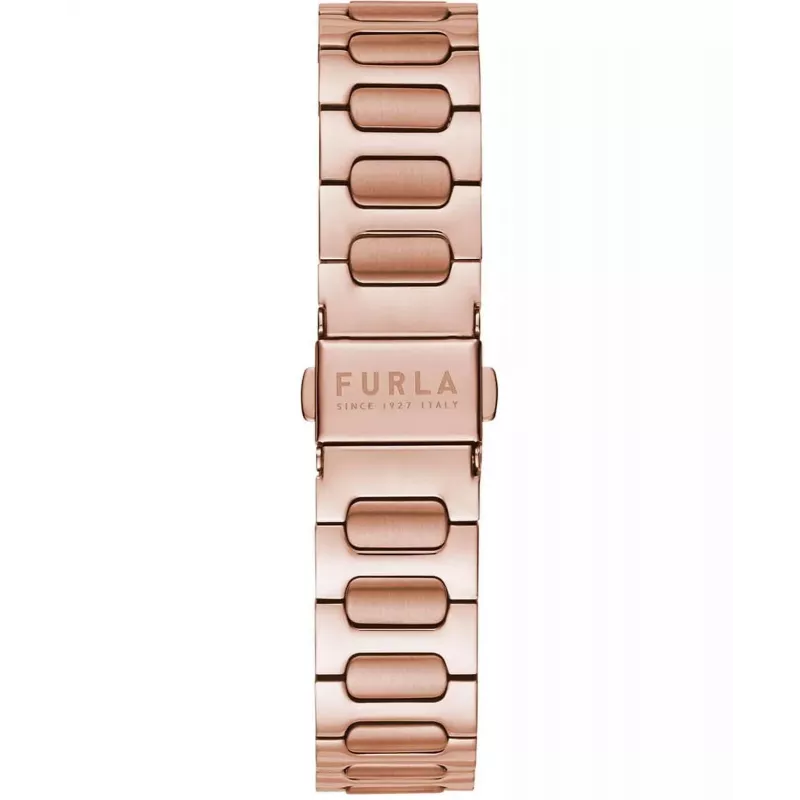 FURLA Giada moteriškas kvarcinis laikrodis WW00011006L3 38mm sidabrinis rožinė oda