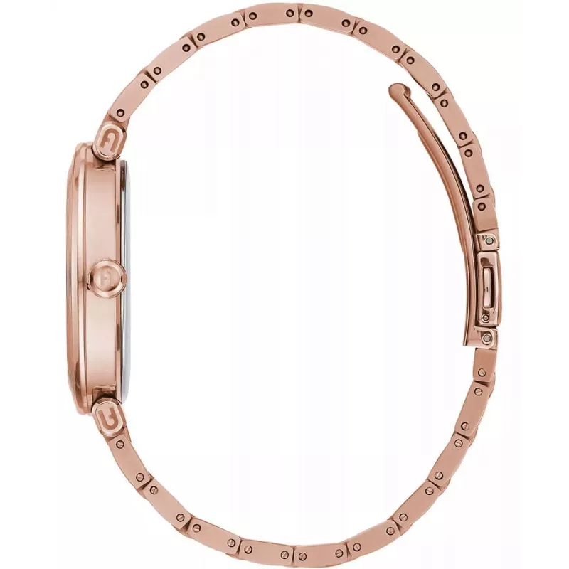 FURLA Giada moteriškas kvarcinis laikrodis WW00011006L3 38mm sidabrinis rožinė oda