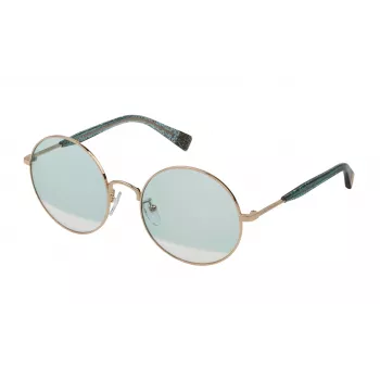 FURLA SFU235-56300V Moteriški Akiniai nuo Saulės Drugelio/Katinėlio Formos Rėmeliais - Havana/Ruda Acetato Rėmeliai, Rudi Gradientiniai Lęšiai, 56/20/135 mm