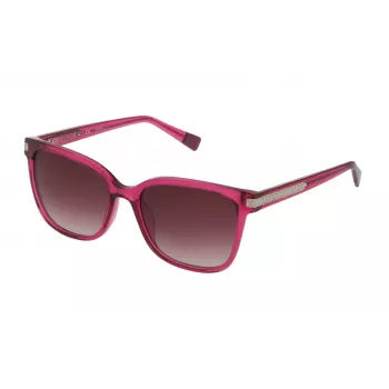 Furla SFU336 Moteriški Akiniai nuo Saulės – Havana Acetato Rėmelis su Gradientiniais Rudais Lęšiais – 55/18/135 mm