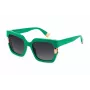 FURLA SFU624-54092X Moteriški geometriniai akiniai nuo saulės, Havana acetatas, 54 mm