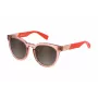 FURLA SFU687-510D48 Moteriški akiniai nuo saulės – Brown Havana acetatinis rėmelis, gradientiniai rudi lęšiai, 51 mm