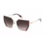 FURLA SFU786V570AHL Moteriški akiniai nuo saulės Havana Brown acetato rėmelis su rudais gradientiniais lęšiais 57/14/140 mm