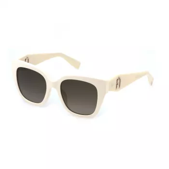 FURLA SFU812-5306Y1 Moteriški katinėlio formos akiniai nuo saulės Havana Brown Gradient 53mm