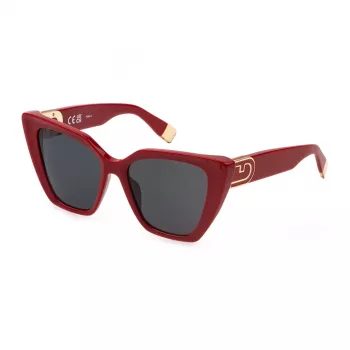 Furla SFU879-5409LB Moteriški Akiniai nuo Saulės - Acetatinis Rėmas, UV400 Apsauga, 54 mm Lęšiai