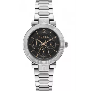 FURLA moteriškas laikrodinis laikrodis WW00011005L1 38mm sidabrinis nerūdijantis plienas kvarcinis analoginis