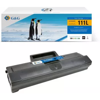 G&G 14148 Toner kasetė, suderinama su Samsung MLT-D111L / HP SU799A – juoda, didelės talpos (1 800 puslapių) | Kur.lt