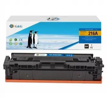 G&G 21440 Suderinami Dažų Kasetė HP 216A / W2410A (Juoda, 1 050 Puslapių)