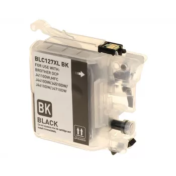 G&G suderinama Brother LC-127XLBK didelio našumo juoda rašalo kasetė (14516)
