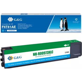 G&G Compatible Ink Cartridge HP 973X Cyan High Yield NH-R00973XLC