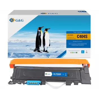 G&G suderinama tonerio kasetė žydra Samsung CLT-C404S / HP ST966A (14463)