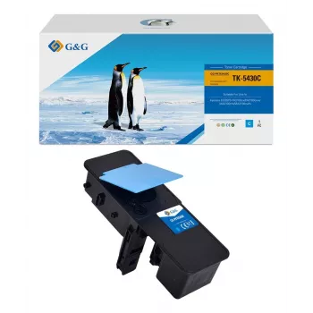 G&G suderinama tonerio kasetė Kyocera TK-5430C žydra (20445)