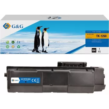 G&G GG-PKTK1260C Didelės talpos žalsvai mėlynas (cyan) tonerio kasetė, suderinama su Brother TN-225 (2 200 puslapių)