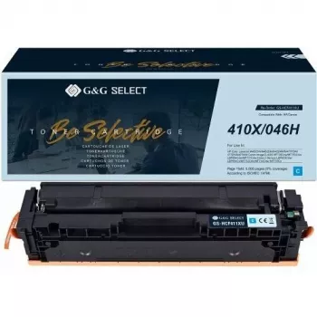 G&G GS-HCF411XU Suderinamas Tonerio Kasetė Ciano Spalvos Didelės Talpos (HP 410X / CF411X)