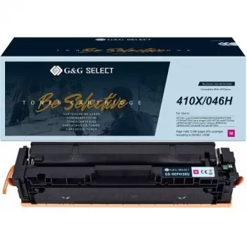 G&G GS-HCF413XU Suderinamas Tonerio Kasetė, Magenta, Didelės Išeigos, 5000 Puslapių, HP 413X CF413X