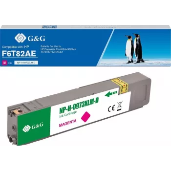 G&G rašalinė kasetė, suderinama su HP 973X / F6T82AE XL Magenta