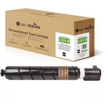 G&G Reborn suderinamas kasečių rinkinys Canon C-EXV 49 (8524B002) juodas